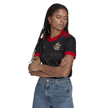 Camisa Flamengo Adidas III 2021 Feminina
