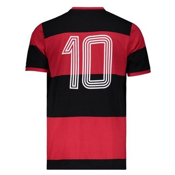 Camisa Flamengo Braziline Libertadores 81 Zico Masculina