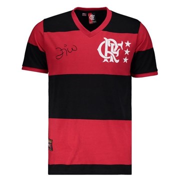 Camisa Flamengo Braziline Libertadores 81 Zico Masculina