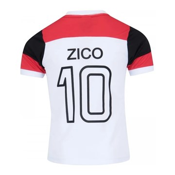 Camisa Flamengo Braziline Retrô Zico Infantil