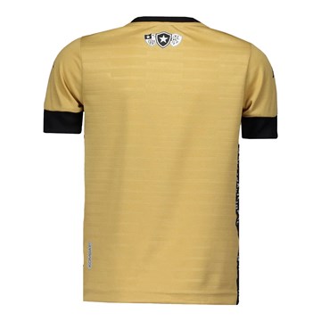 Camisa Kappa Botafogo Goleiro III 2021 Masculina - Dourado