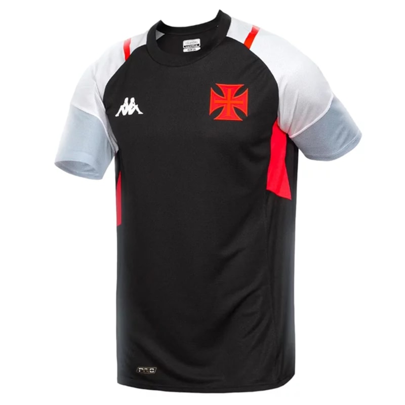 Camisa Kappa Vasco da Gama Goleiro 2023 Plus Size Masculina