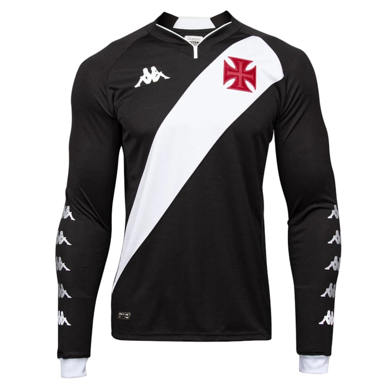 Camisa Kappa Vasco I 2022/23 Manga Longa Plus Size Masculina