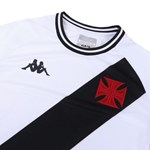 Camisa Kappa Vasco Oficial II 2020 Plus Size Masculina - Branco