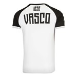 Camisa Kappa Vasco Supporter 1898 Masculina - Branco e Preto