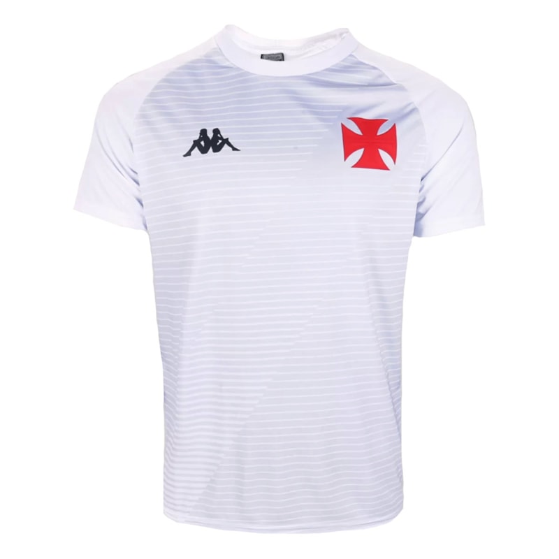 Camisa Kappa Vasco Supporter Masculina - Branco Camisa Kappa Vasco Supporter Masculina - Branco