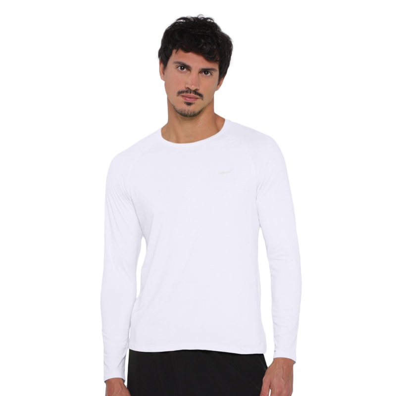 Camisa Mizuno Pró UV Manga Longa Masculina Camisa Mizuno Pró UV Manga Longa Masculina