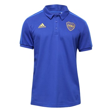 Camisa Polo Adidas Boca Juniors Viagem 2021/22 Masculina - Azul