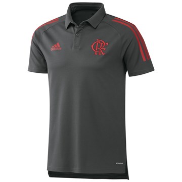 Camisa Polo Adidas Flamengo 2021/22 Masculina - Chumbo