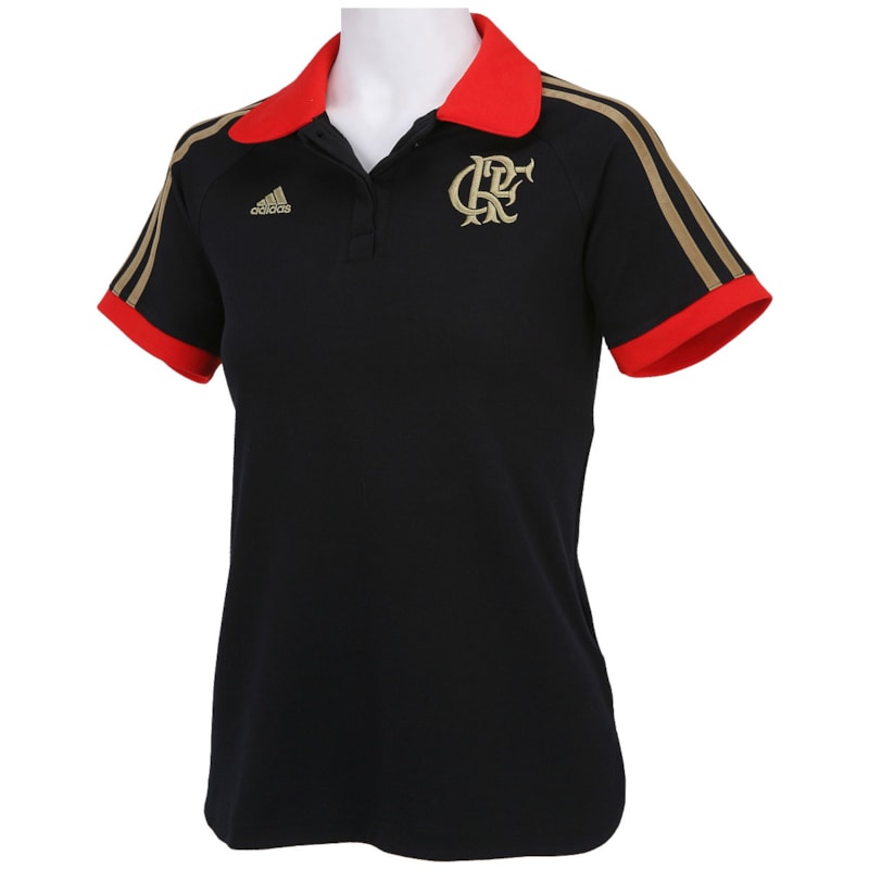 Futebol Feminino Camisa Flamengo Feminina Adidas Camisa Polo