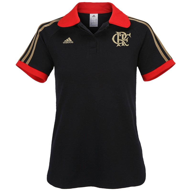 Camisa Polo Adidas Flamengo Feminina