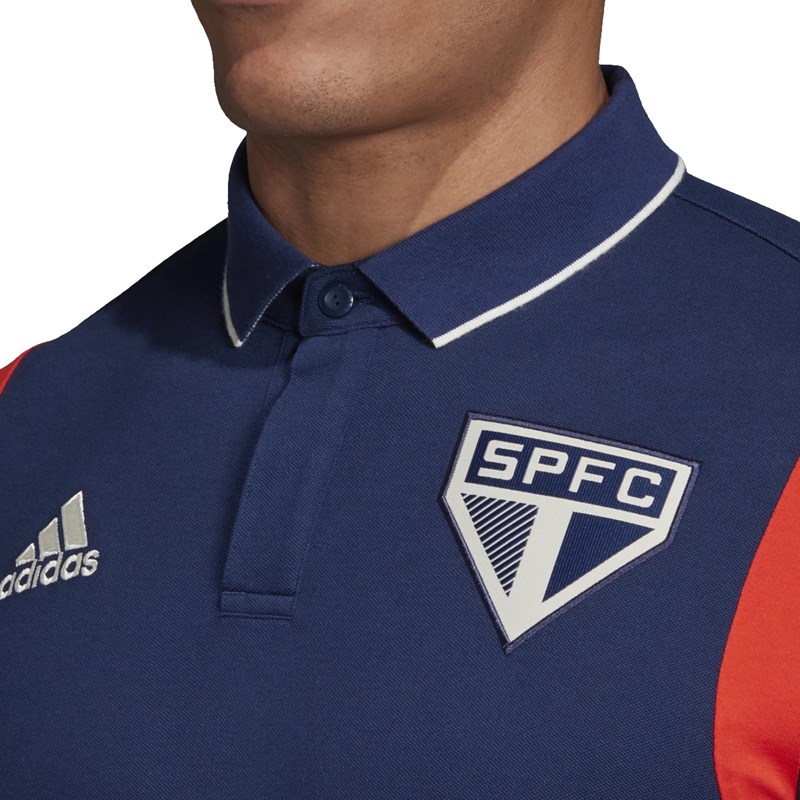 Camisa Polo Adidas São Paulo Viagem EsporteLegal