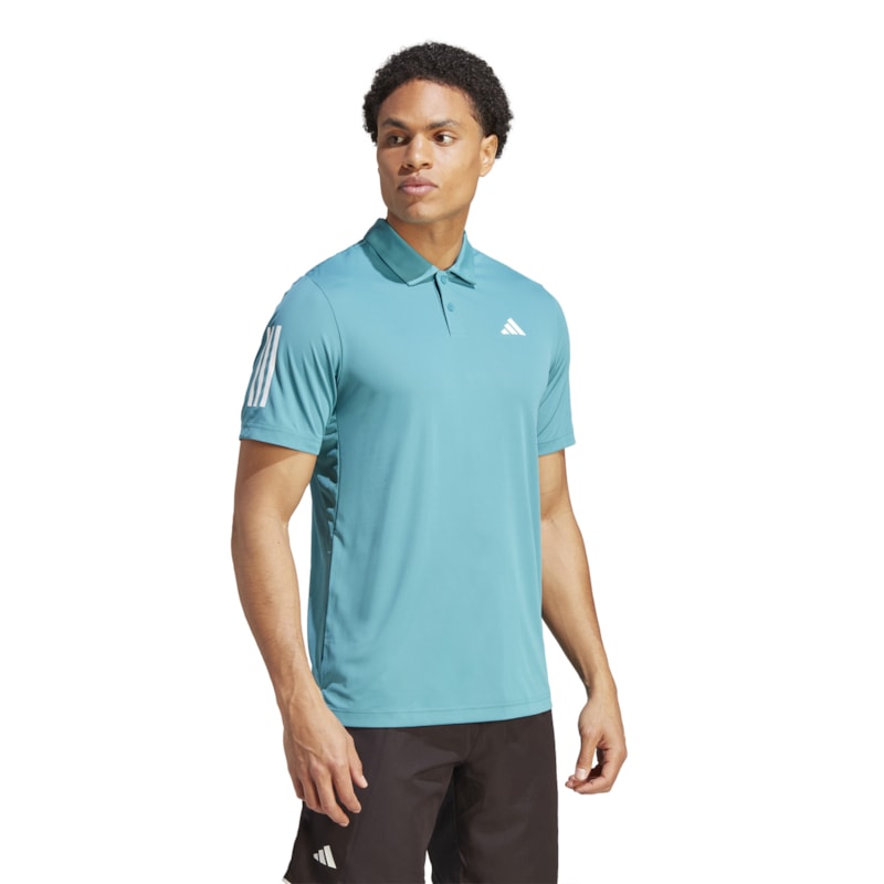 Camisa Polo Adidas Tennis Club 3-Stripes Masculina