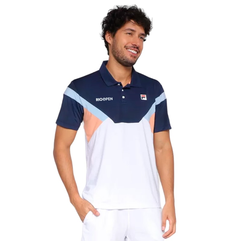 Camisa Polo Fila Rio Open 2023 Masculina