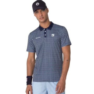 Camisa Polo Fila Tennis Graphics RO 23 Masculina