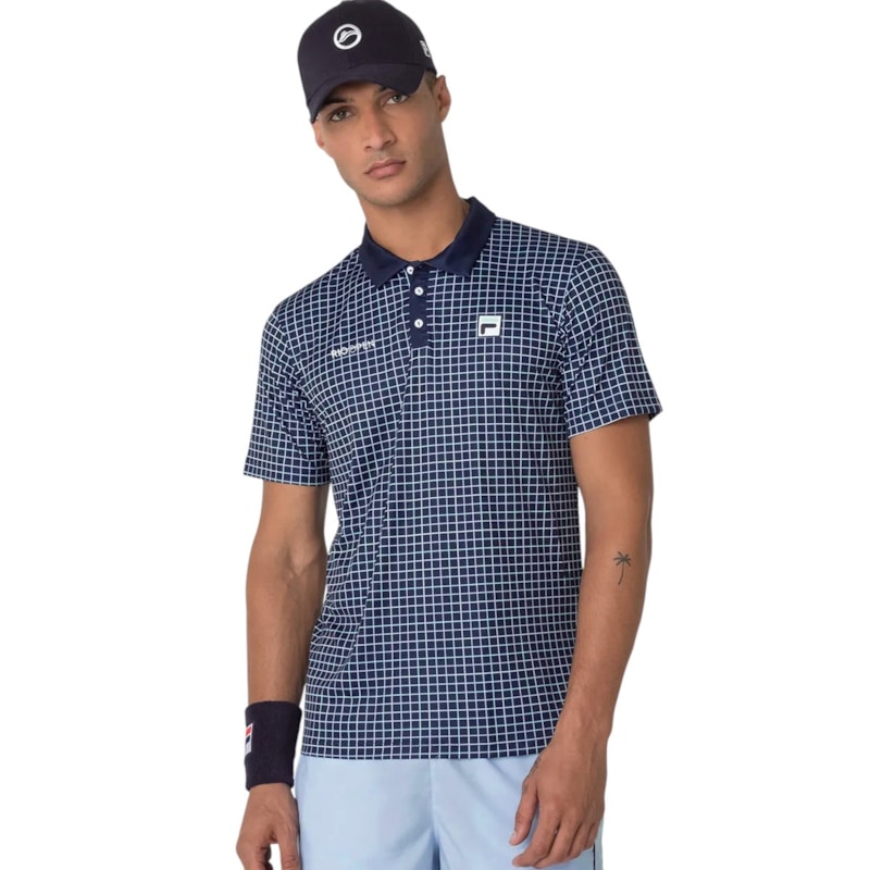 Camisa Polo Fila Tennis Graphics RO 23 Masculina