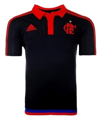 camisa gola polo flamengo adidas