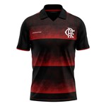 Camisa Polo Flamengo Braziline Score Masculina - Preto