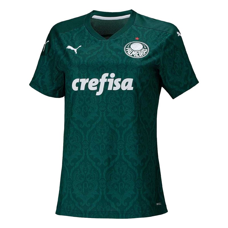 Camisa Puma Palmeiras Oficial I 2020 Feminina