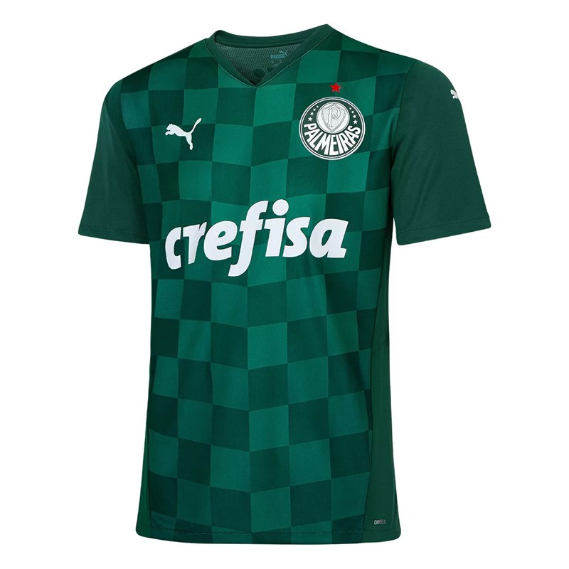 Camisa Puma Palmeiras Oficial I 2021 Masculina - Verde