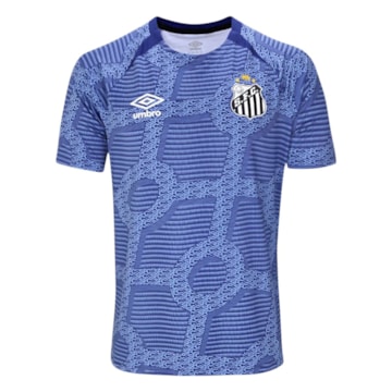 Camisa Santos Umbro Aquecimento 2024 Masculina