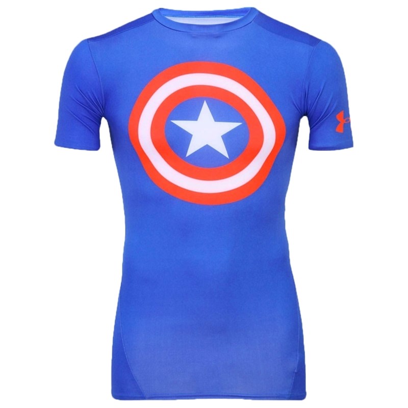Camisa Termica Compressão Under Armour Capitão América 1244399 -  EsporteLegal