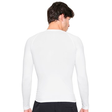 Camisa Térmica Esporte Legal Luar Manga Longa Masculina - Branco