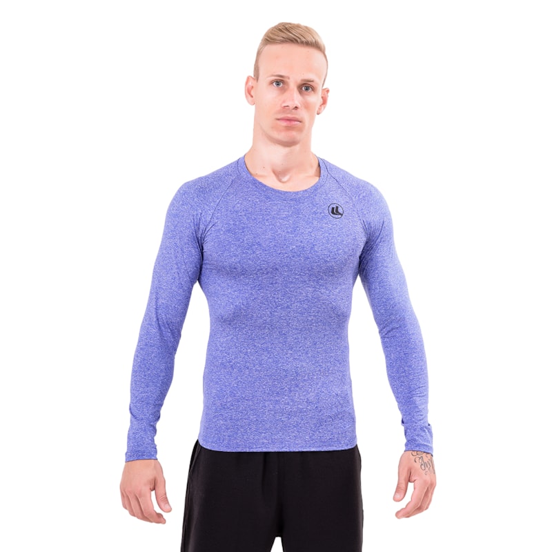 Camisa Térmica Esporte Legal Thermo ML Masculina - Azul Camisa Térmica Esporte Legal Thermo ML Masculina - Azul