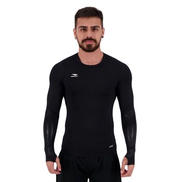 Camisa Térmica Penalty Delta Pro X Masculina - Preto