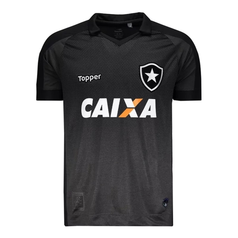 Camisa Topper Botafogo Oficial II 2017 Masculina Tamanho Especial Camisa Topper Botafogo Oficial II 2017 Masculina Tamanho Especial