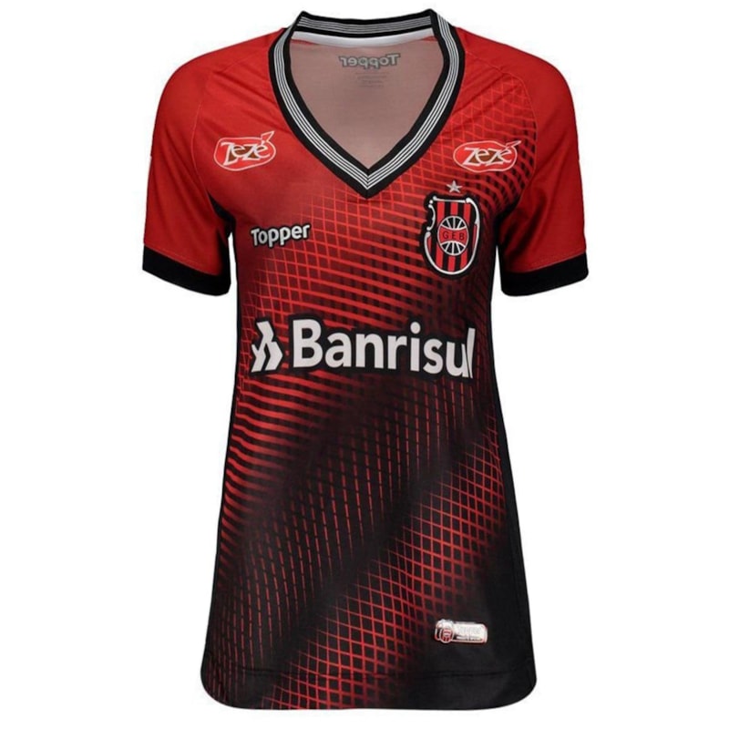 Camisa Topper Brasil de Pelotas Oficial I 2018 Feminina Camisa Topper Brasil de Pelotas Oficial I 2018 Feminina