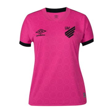 Camisa Umbro Atlético Paranaense Outubro Rosa 2023/24 Feminina