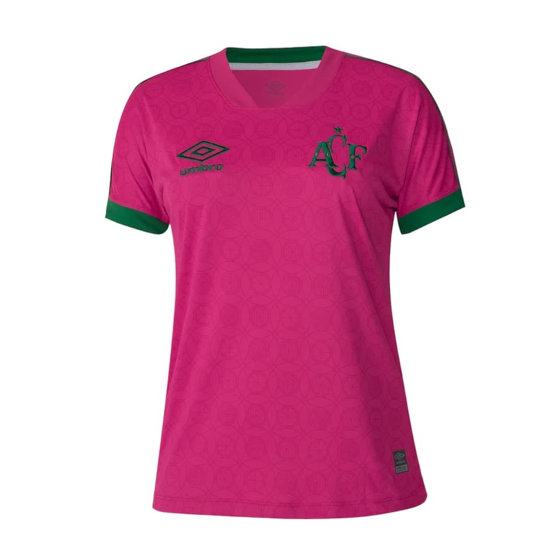 Camisa Umbro Chapecoense Outubro Rosa 2023/24 Feminina