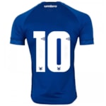 Camisa Umbro Cruzeiro I 2018 (Game Nº10 Patrocínio) Masculina