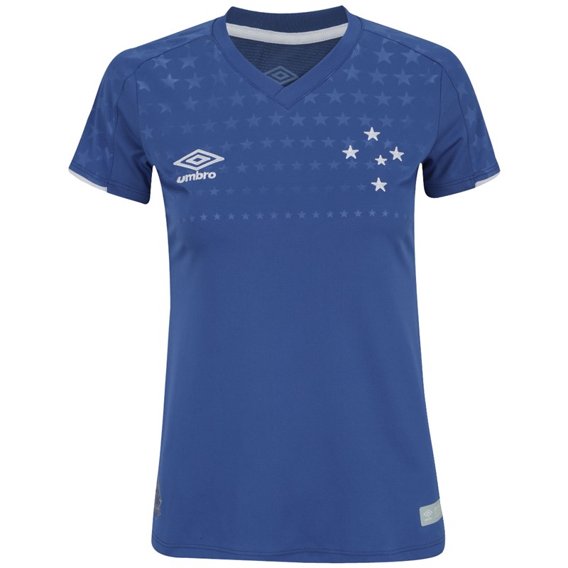 Camisa Umbro Cruzeiro Oficial 1 2019 Feminina