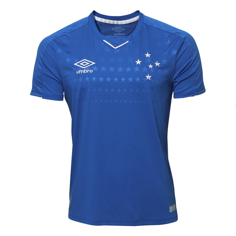 Camisa Umbro Cruzeiro Oficial I 2019 (Classic S/N) Plus Size Masculina