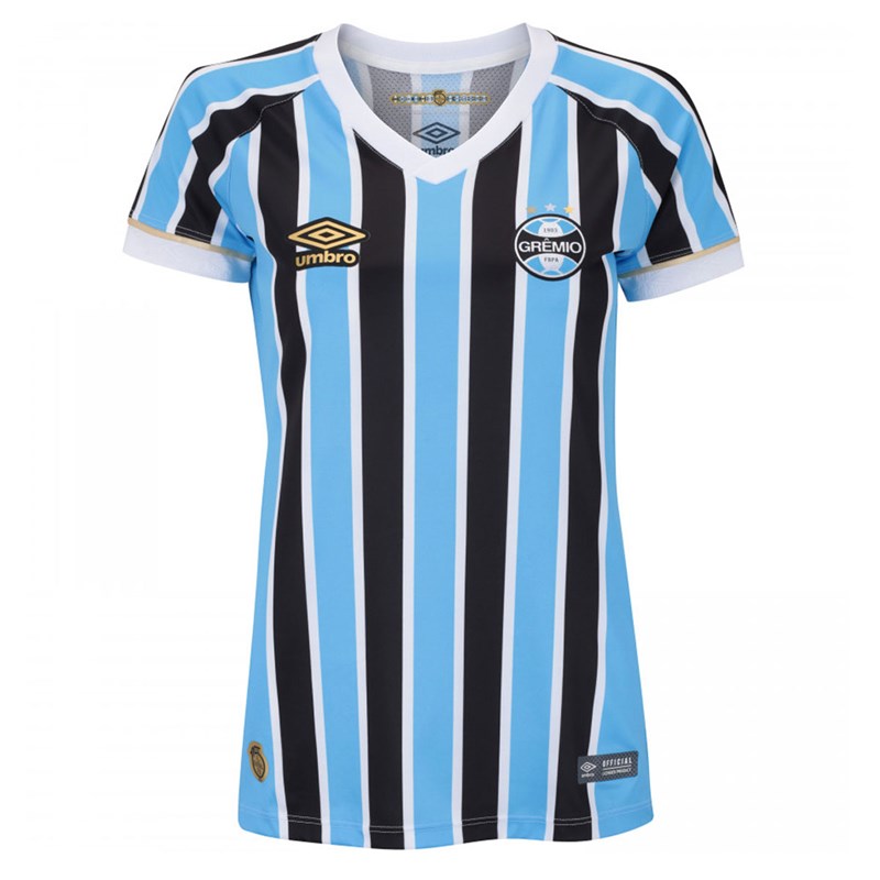 Camisa Umbro Feminina Grêmio Oficial 1 2018