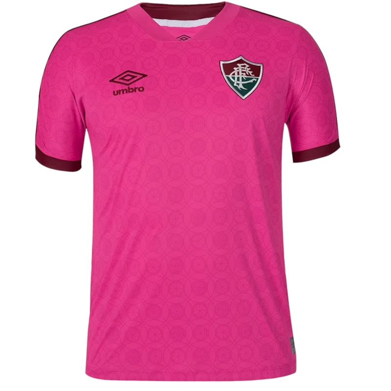 Camisa Umbro Fluminense Outubro Rosa 2023 Feminina