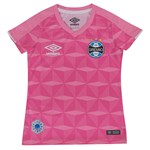 Camisa Umbro Grêmio Comemorativa Outubro Rosa Infantil