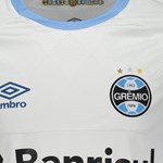 Camisa Umbro Grêmio Oficial II 2018 Masculina - Branco e Azul