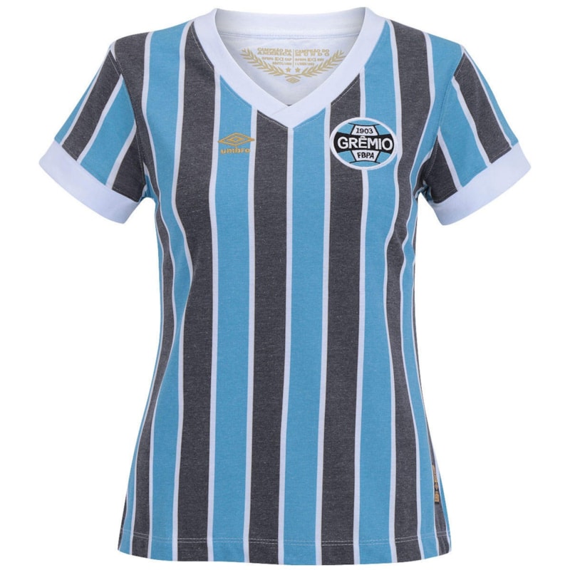 Camisa Umbro Grêmio Retrô 1983 Feminina Camisa Umbro Grêmio Retrô 1983 Feminina