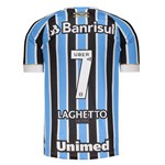 Camisa Umbro Masculina Grêmio Oficial 1 2018 (FAN PAT Nº 7)