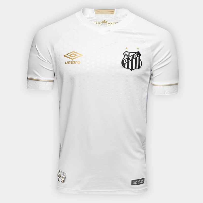 Camisa Umbro Santos Oficial 1 2018 Game S/N Masculina