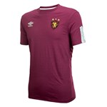 Camisa Umbro Sport Recife Concentração 2020 Masculina - Vinho