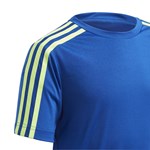 Camiseta Adidas 3 Stripes Infantil - Azul