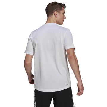 Camiseta Adidas Aeroready Designed To Move Masculina - Branco