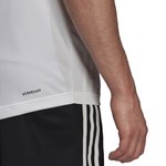 Camiseta Adidas Aeroready Designed To Move Sport 3 Stripes Masculina - Branco