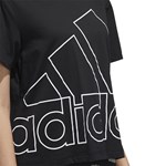 Camiseta Adidas Big Logo Feminina - Preto