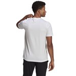 Camiseta Adidas Box Estampada Brushstroke Logo Masculina - Branco