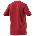 Camiseta Adidas Box Estampada Brushstroke Logo Masculina - Vermelho